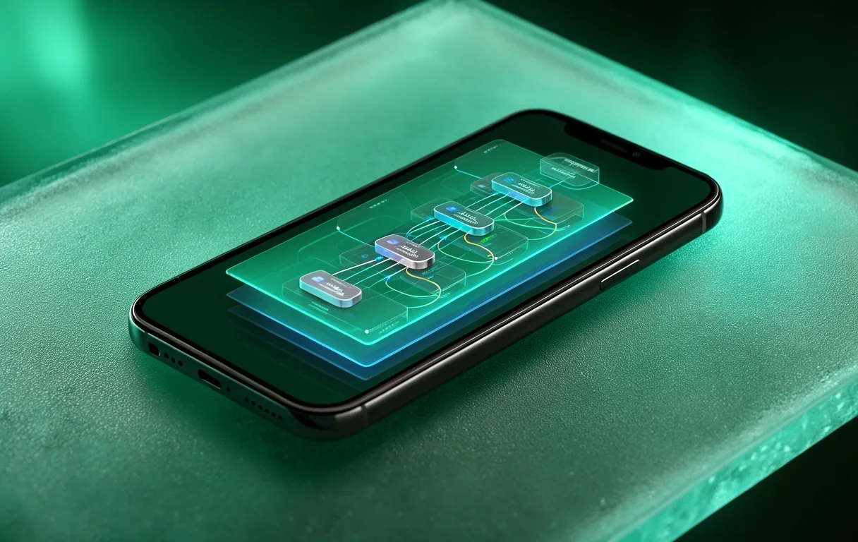 Mobile technology architecture visualization